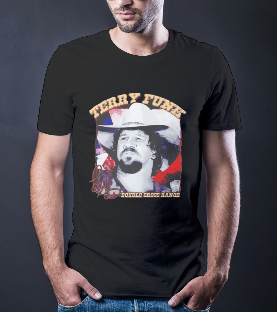 Terry Funk Double Cross Ranch WWE Cowboy T-Shirt