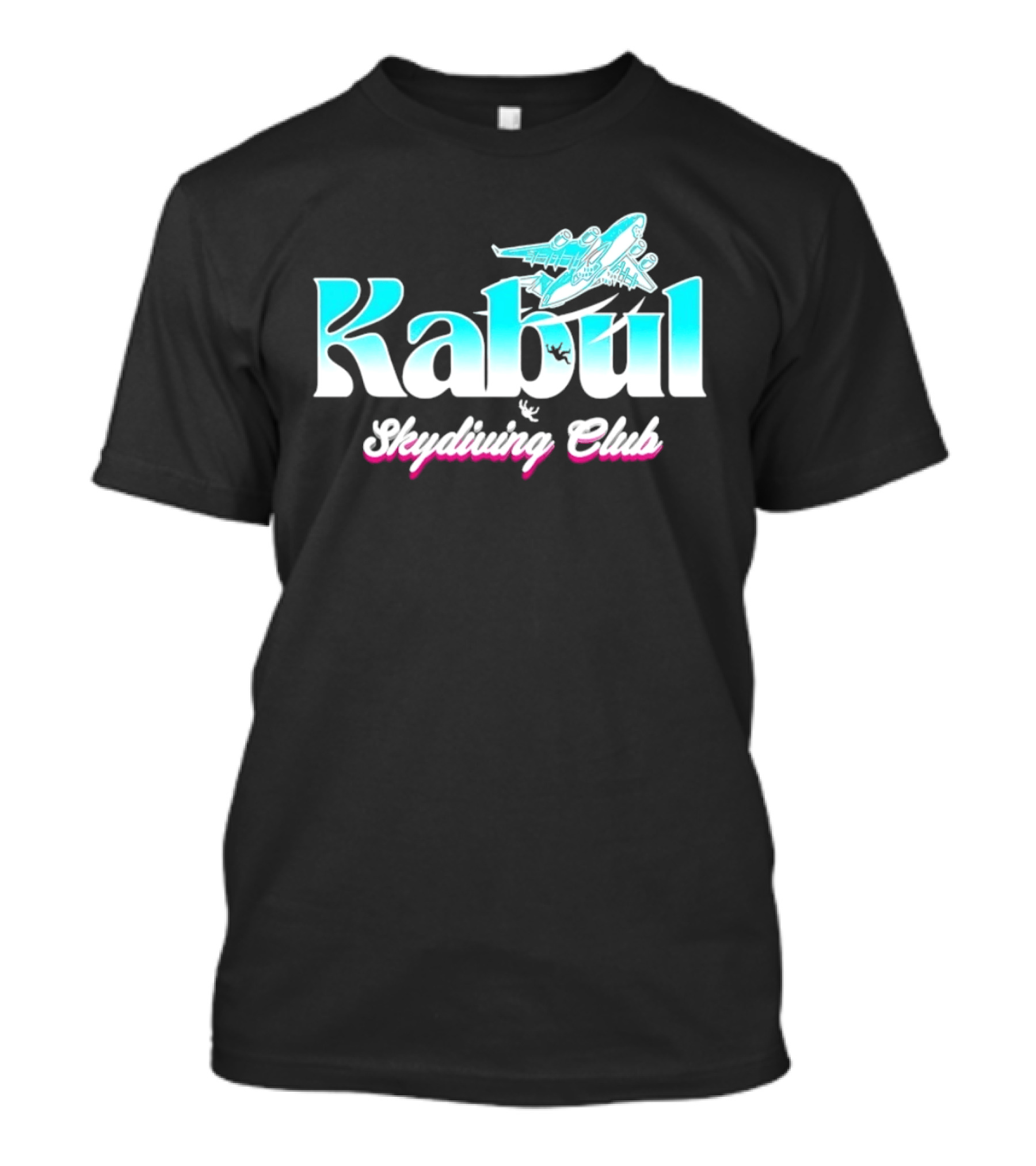 Kabul Skydiving Club Airplane Adventure T-Shirt