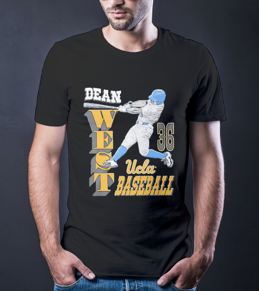 Dean West UCLA Baseball 36 NCAA T-Shirt