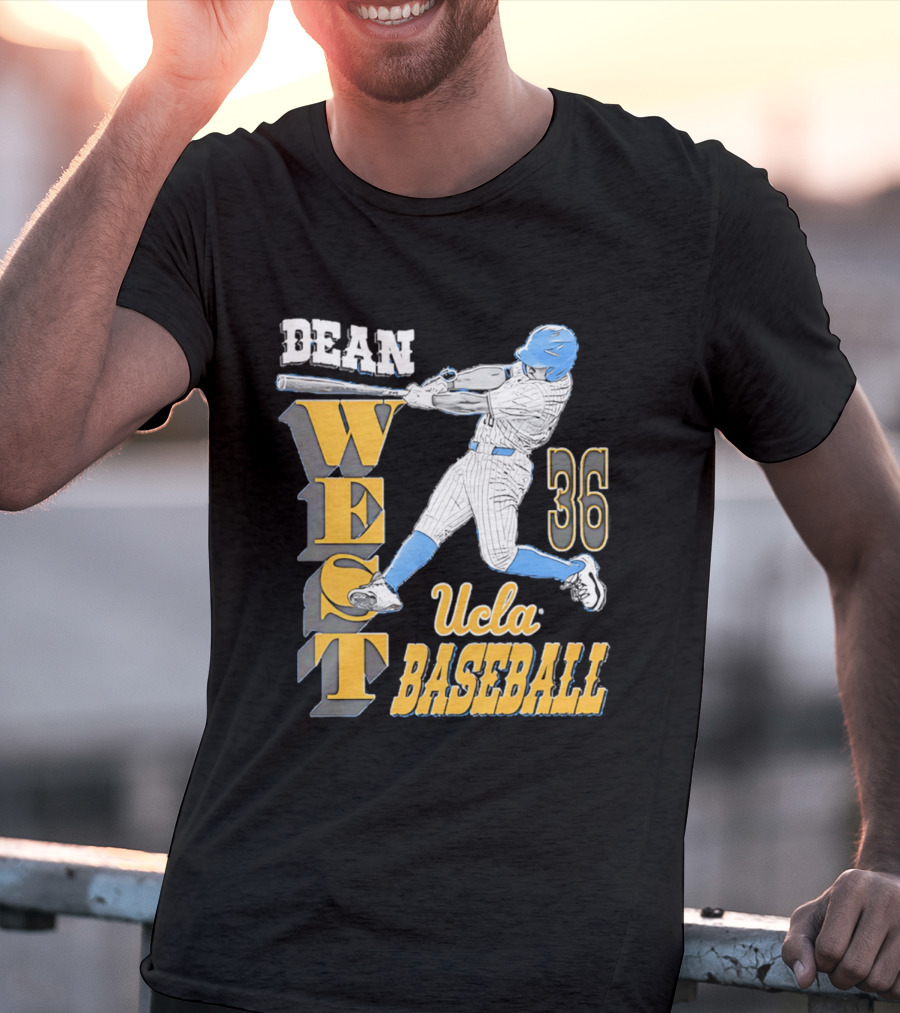 Dean West UCLA Baseball 36 NCAA T-Shirt