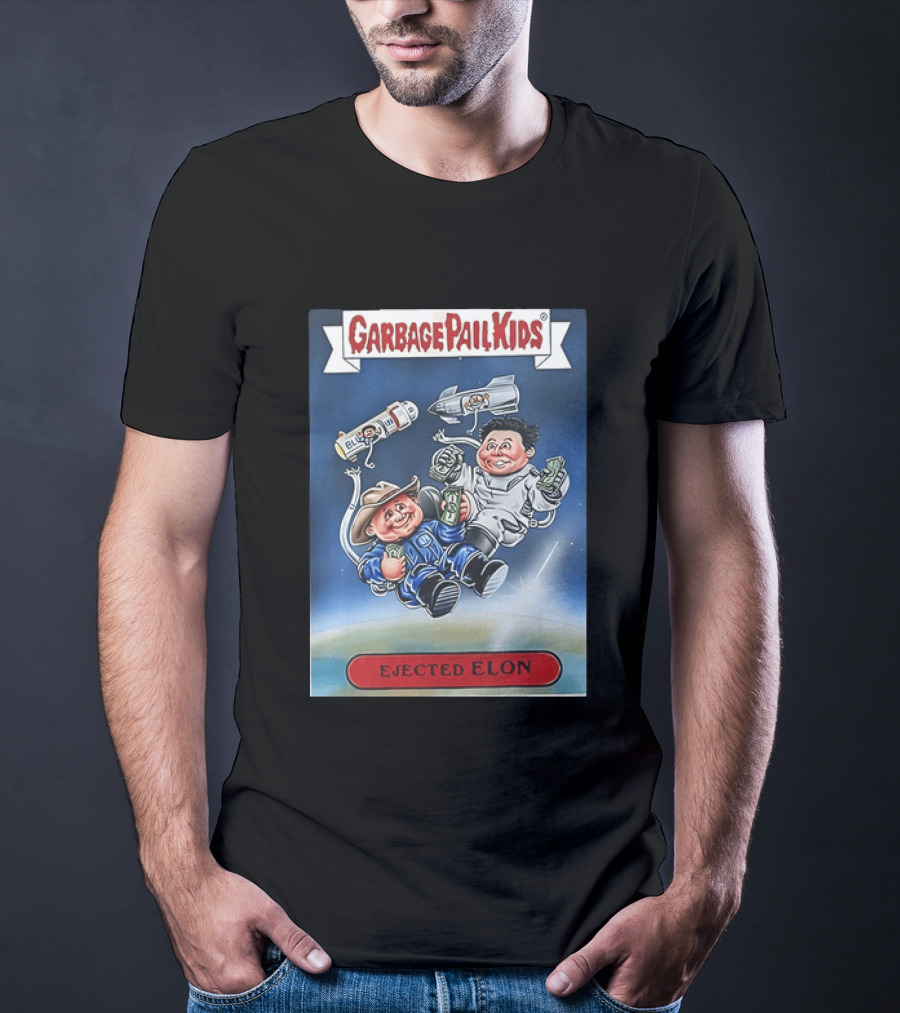 Garbage Pail Kids Ejected Elon Donald Trump And Elon Musk T-Shirt