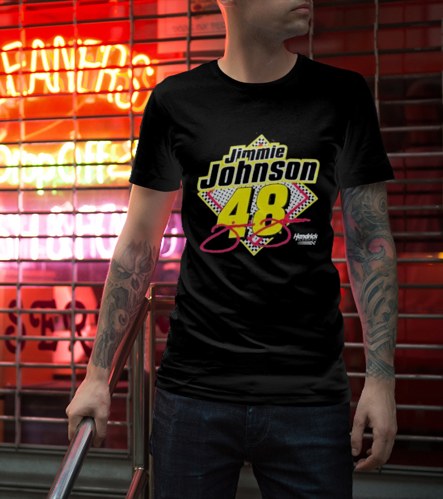 Hendrick Motorsports Jimmie Johnson 48 Racing Team NASCAR Fan T-Shirt
