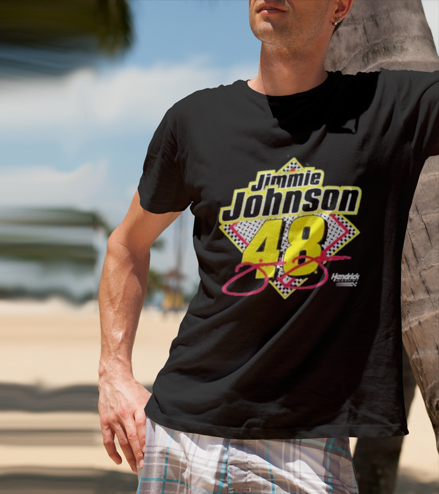 Hendrick Motorsports Jimmie Johnson 48 Racing Team NASCAR Fan T-Shirt