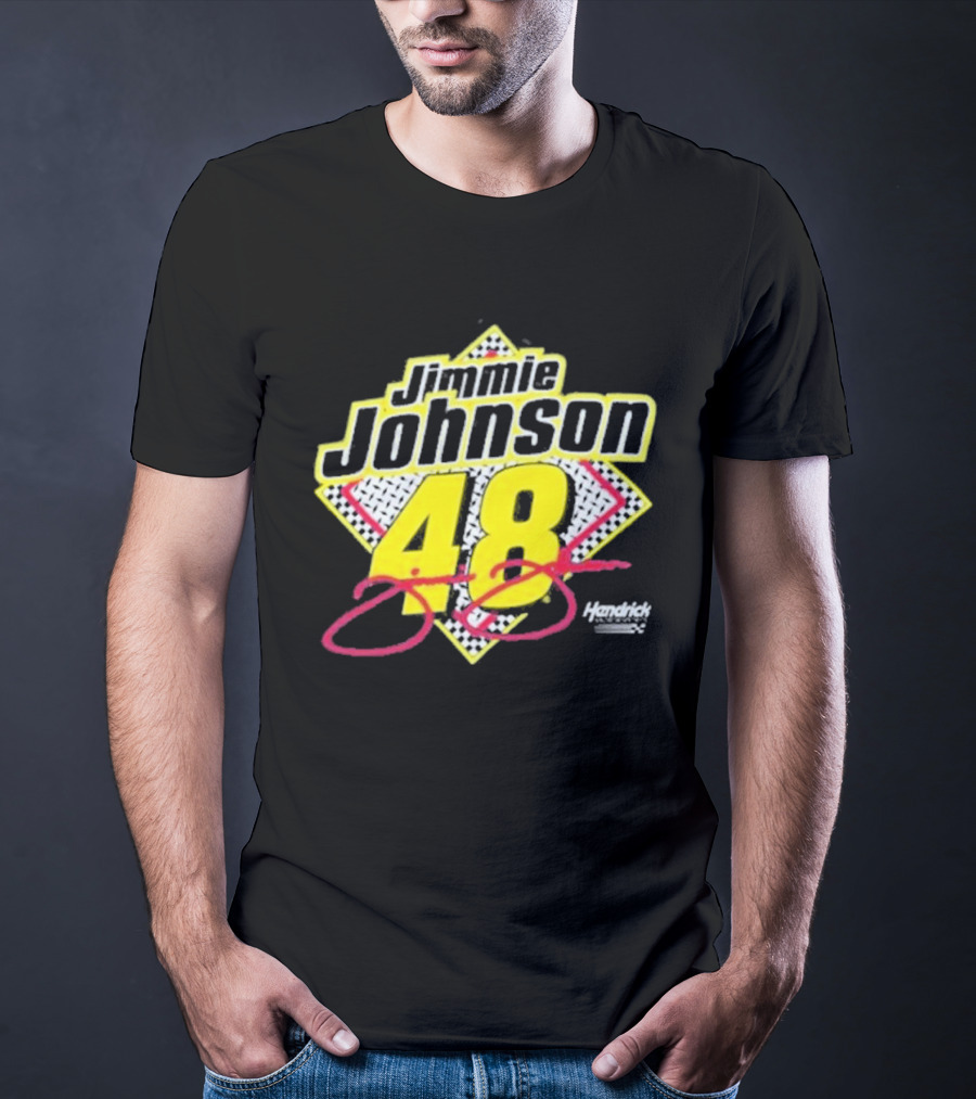 Hendrick Motorsports Jimmie Johnson 48 Racing Team NASCAR Fan T-Shirt
