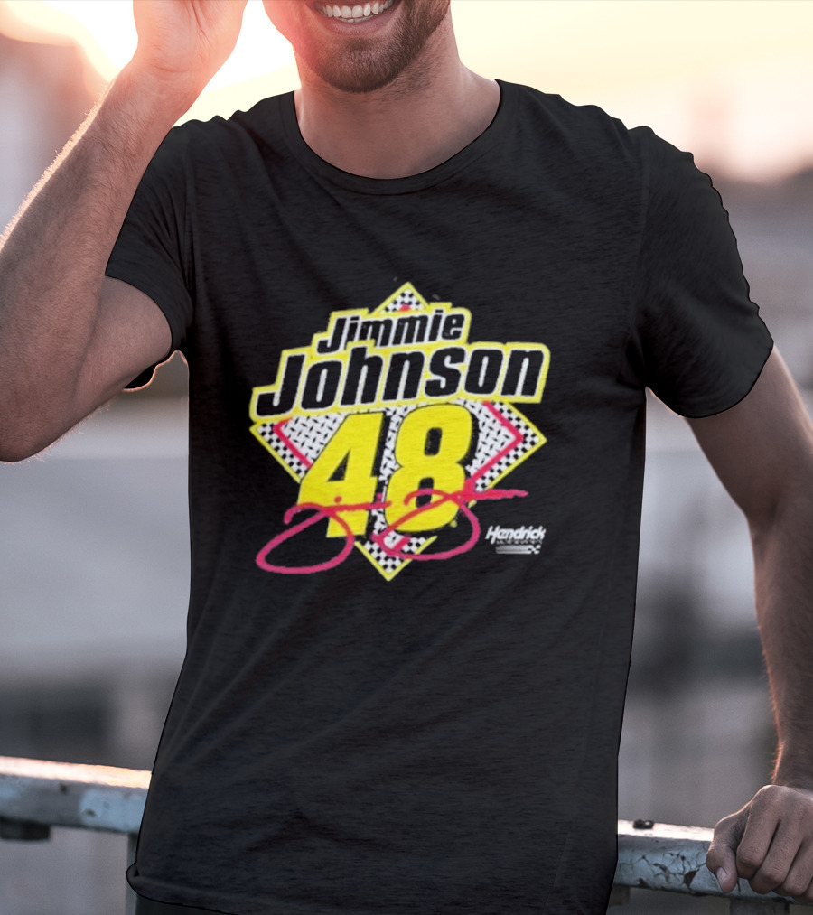 Hendrick Motorsports Jimmie Johnson 48 Racing Team NASCAR Fan T-Shirt