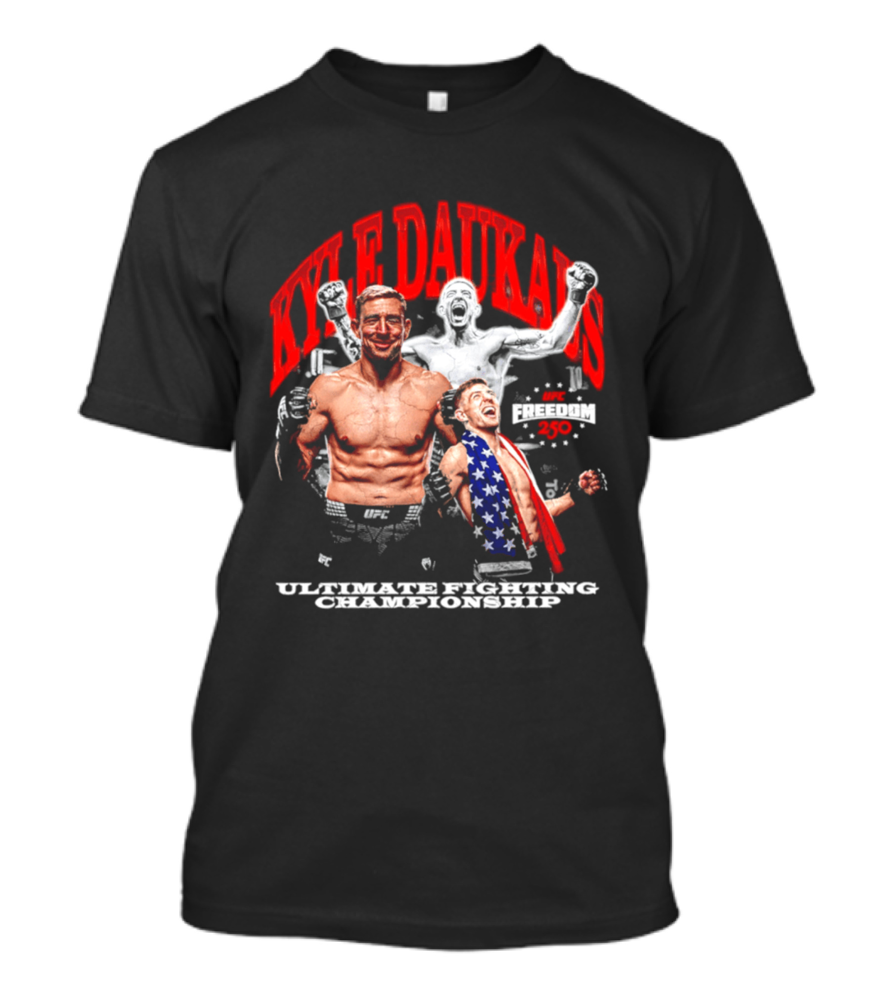 Kyle Daukaus UFC Ultimate Fighting Championship Freedom 250 T-Shirt