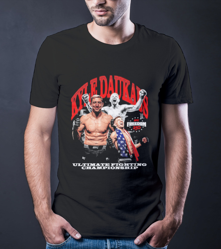 Kyle Daukaus UFC Ultimate Fighting Championship Freedom 250 T-Shirt