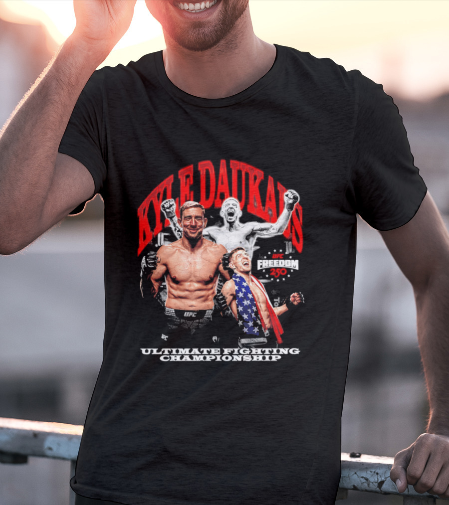 Kyle Daukaus UFC Ultimate Fighting Championship Freedom 250 T-Shirt