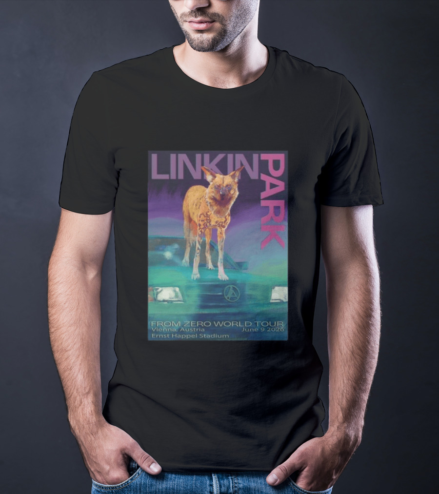 Linkin Park From Zero World Tour 2026 Vienna Austria June 9 Ernst Happel Stadium T-Shirt
