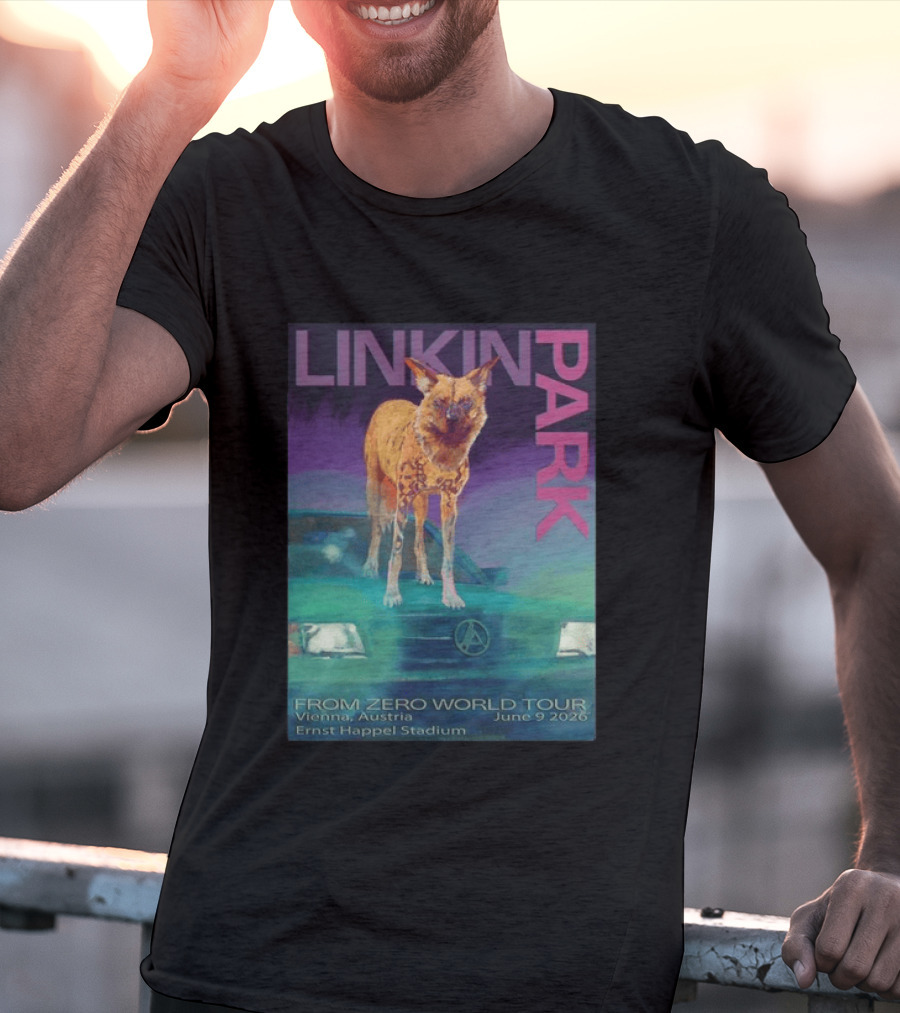 Linkin Park From Zero World Tour 2026 Vienna Austria June 9 Ernst Happel Stadium T-Shirt