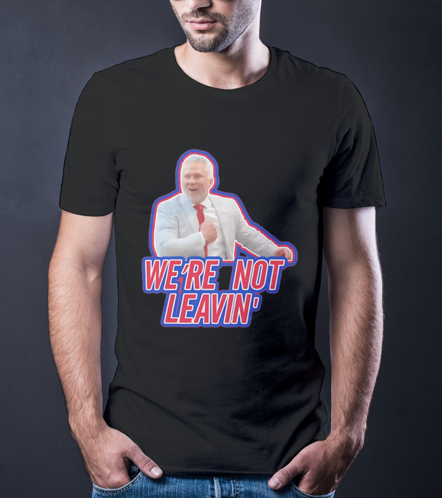 Martin St. Louis We're Not Leavin' Montreal Canadiens T-Shirt
