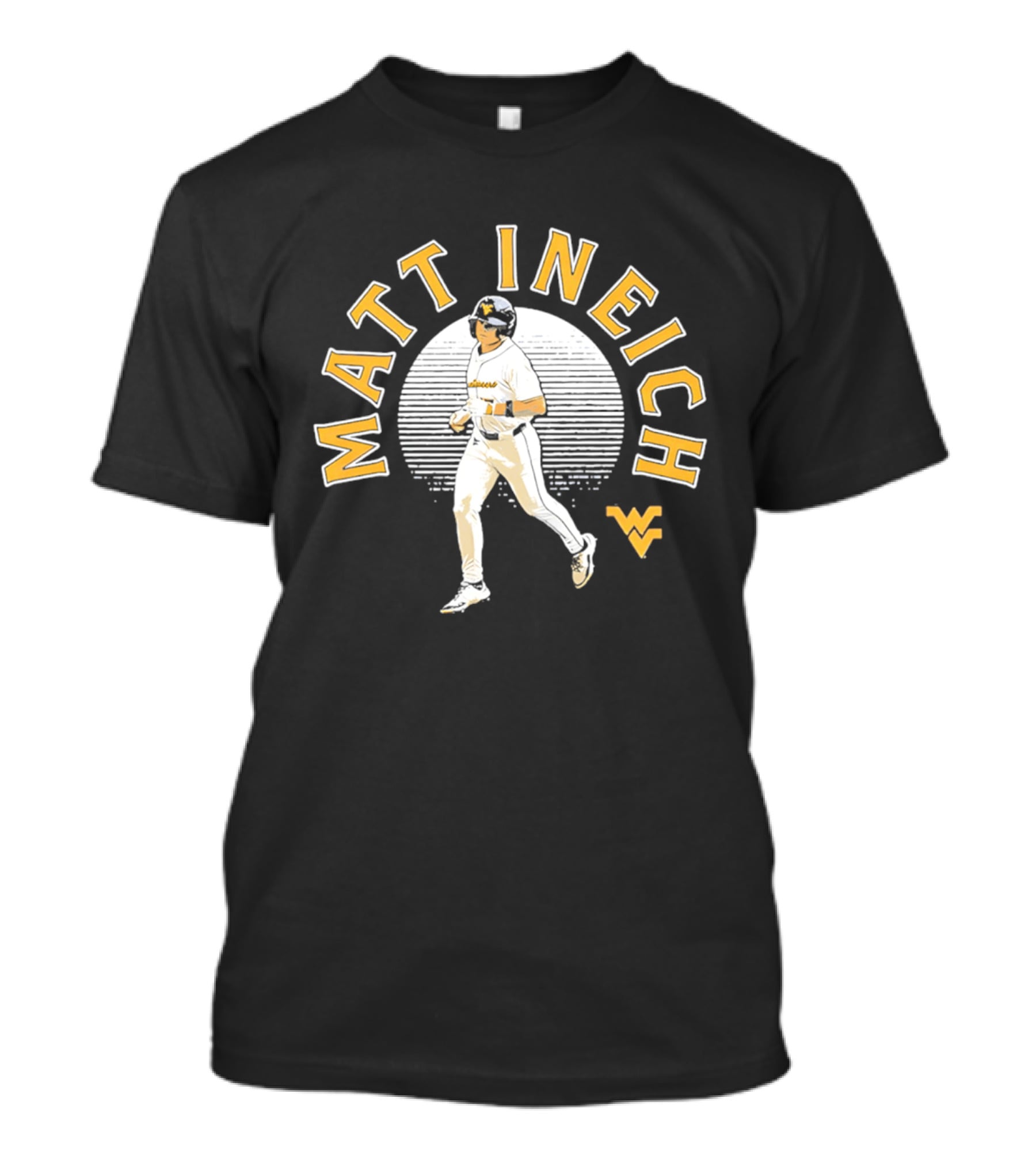 Matt Ineich WV Baseball Player Retro Style Sportsman T-Shirt