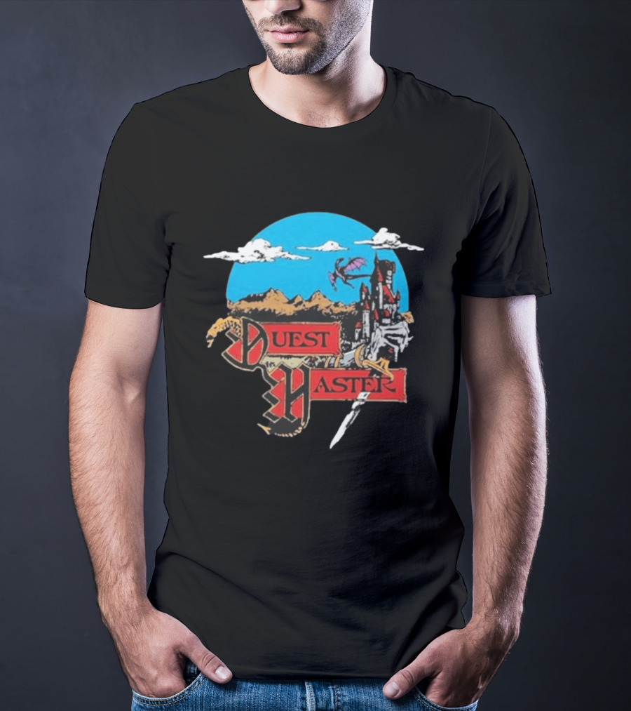 Quest Master High Fantasy Adventure Dragon Castle T-Shirt