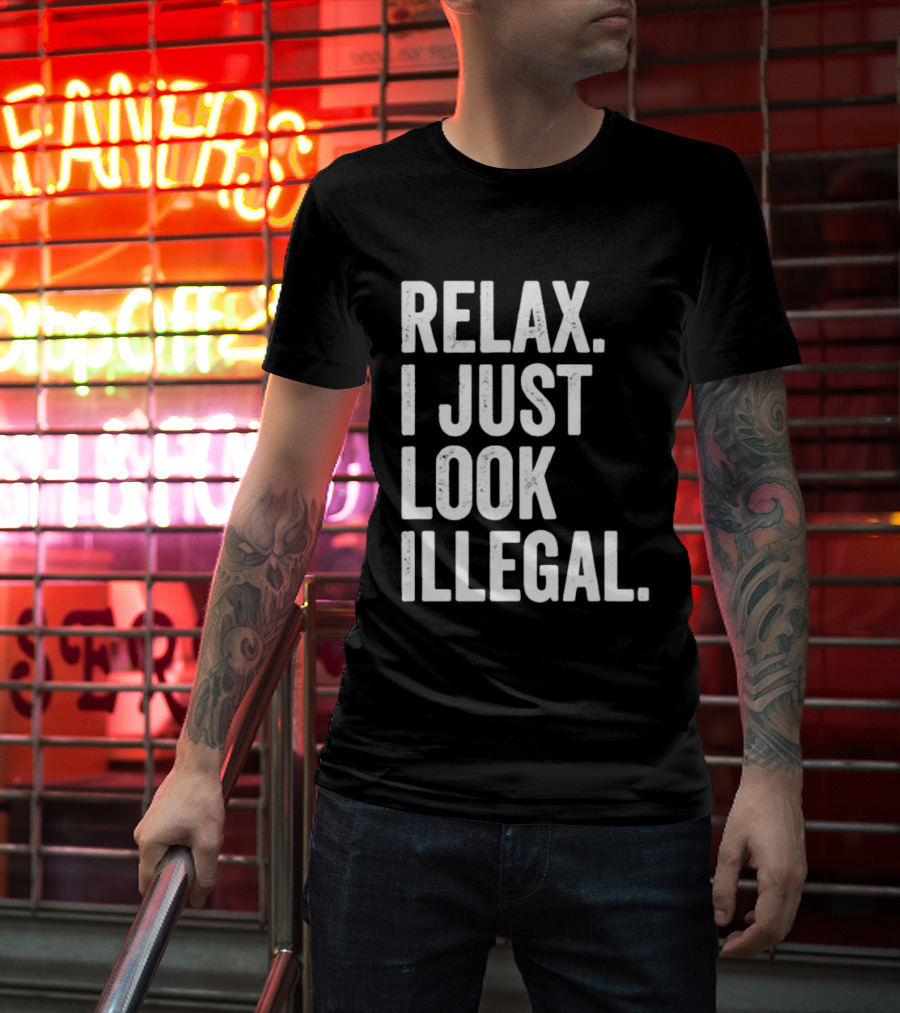 Ronald Acuna Jr Relax I Just Look Illegal 2026 T-Shirt