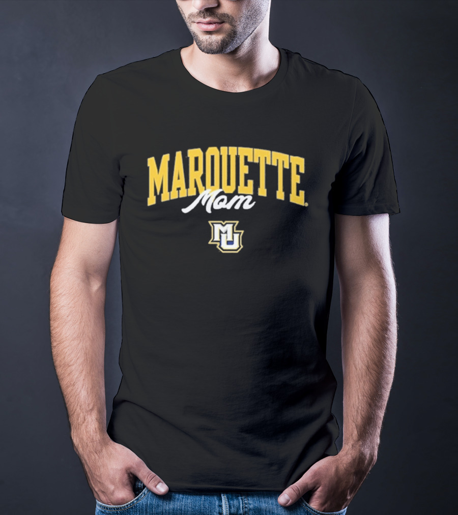 Marquette Golden Eagles Mom MU Logo Summit Sportswear T-Shirt