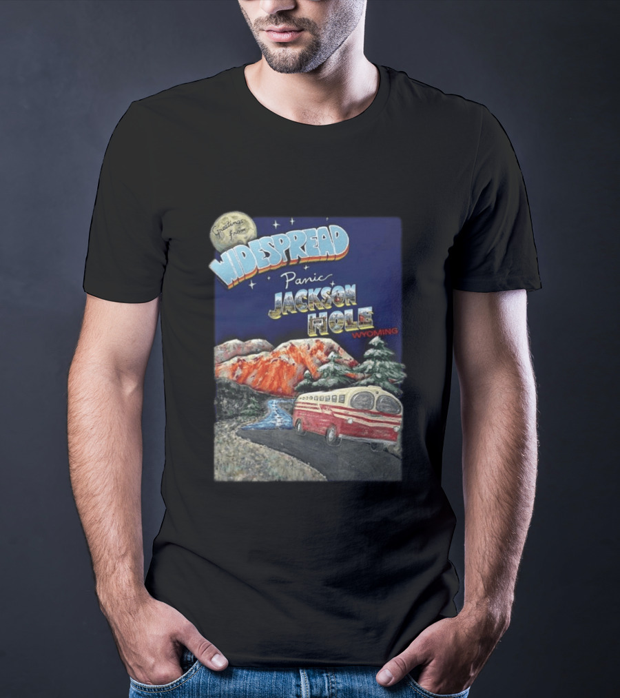 Greetings From Widespread Panic Jackson Hole Wyoming July 5 2026 Show Announce T-Shirt