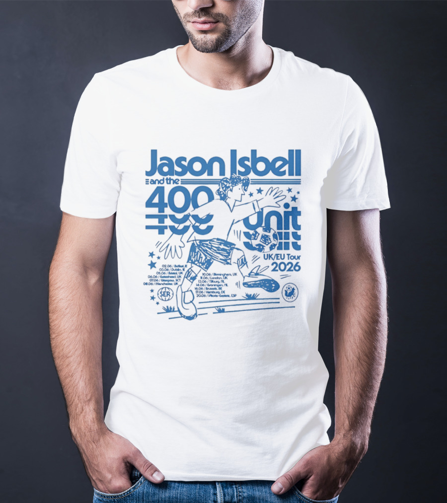 Jason Isbell 400 Unit Live June 2026 Southeastern Records UK EU Tour T-Shirt
