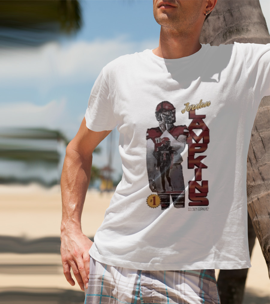 Jordan Lampkins 1 Minnesota Golden Gophers Football Player T-Shirt