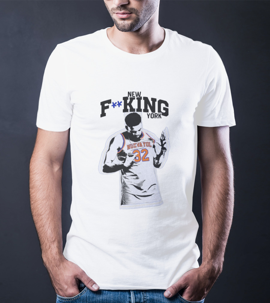 New F**king York Nueva Yol 32 Basketball Player T-Shirt
