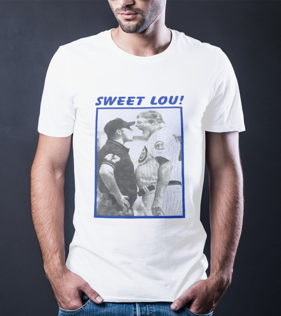 Sweet Lou Piniella Chicago Cubs MLB Umpire Confrontation T-Shirt