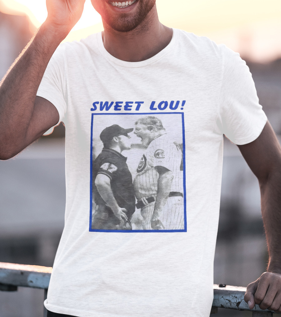 Sweet Lou Piniella Chicago Cubs MLB Umpire Confrontation T-Shirt