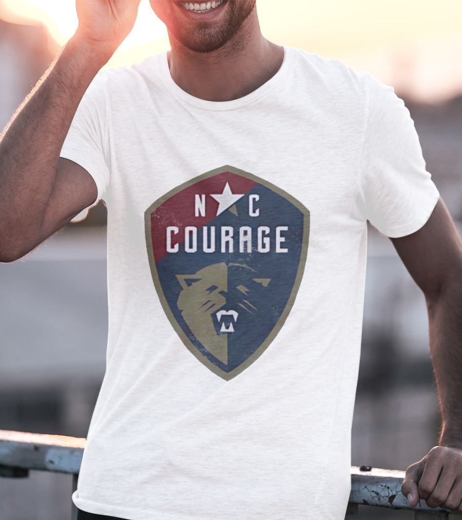 North Carolina Courage Star Shield NC Courage T-Shirt