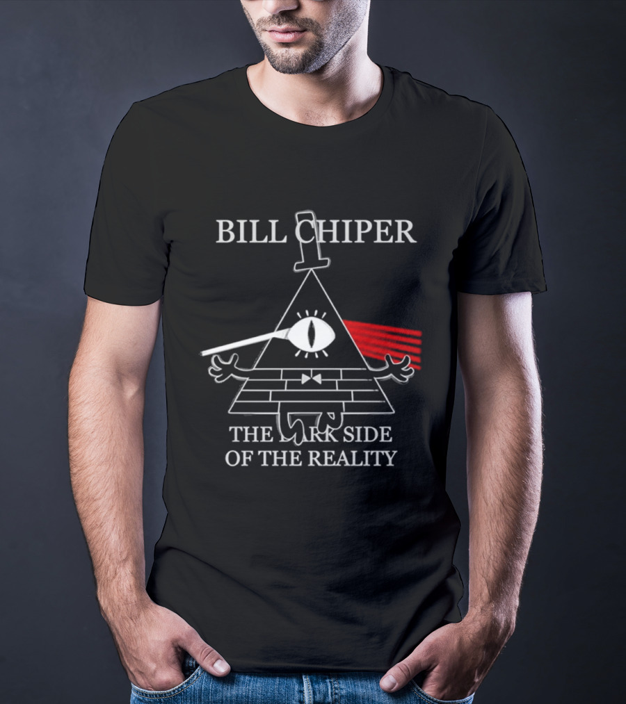 Bill Cipher The Dark Side Of The Reality Pyramid Eye Pink Floyd Mashup T-Shirt