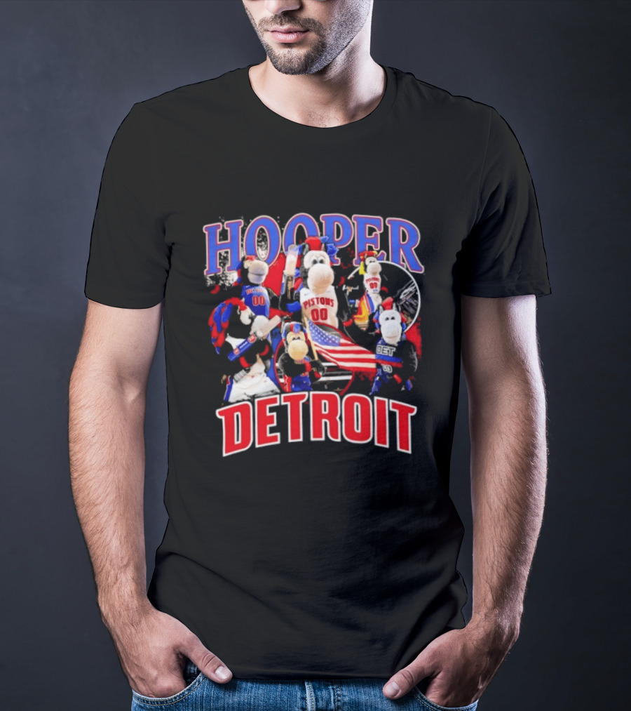Detroit Pistons Hooper 2026 NBA Crossroads T-Shirt