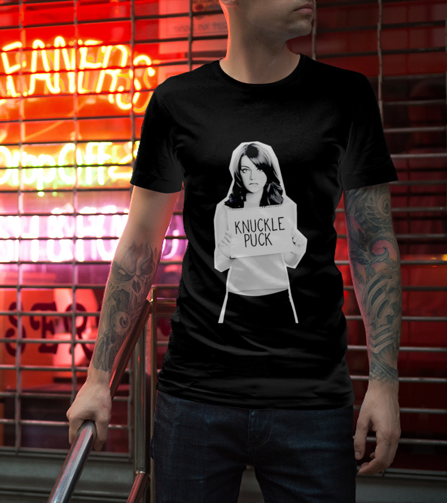 Emma Stone Knuckle Puck Sign T-Shirt