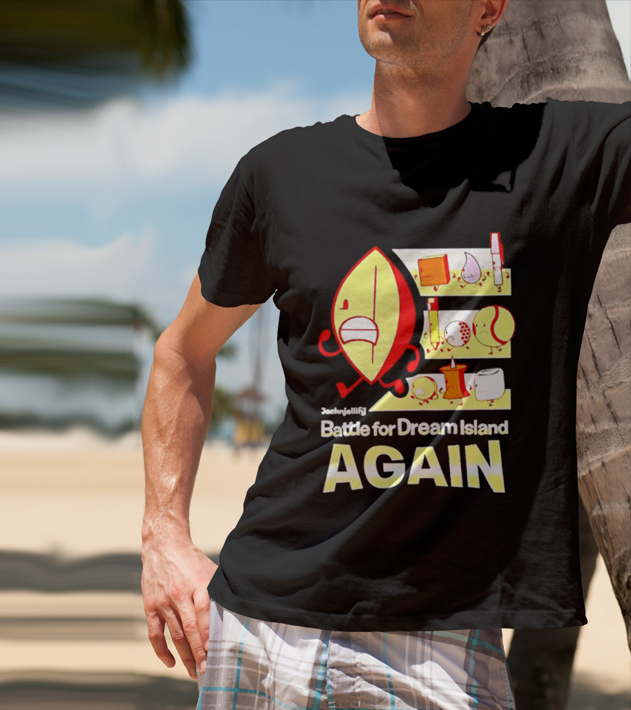 Battle For Dream Island Again Leafy BFDI Characters T-Shirt