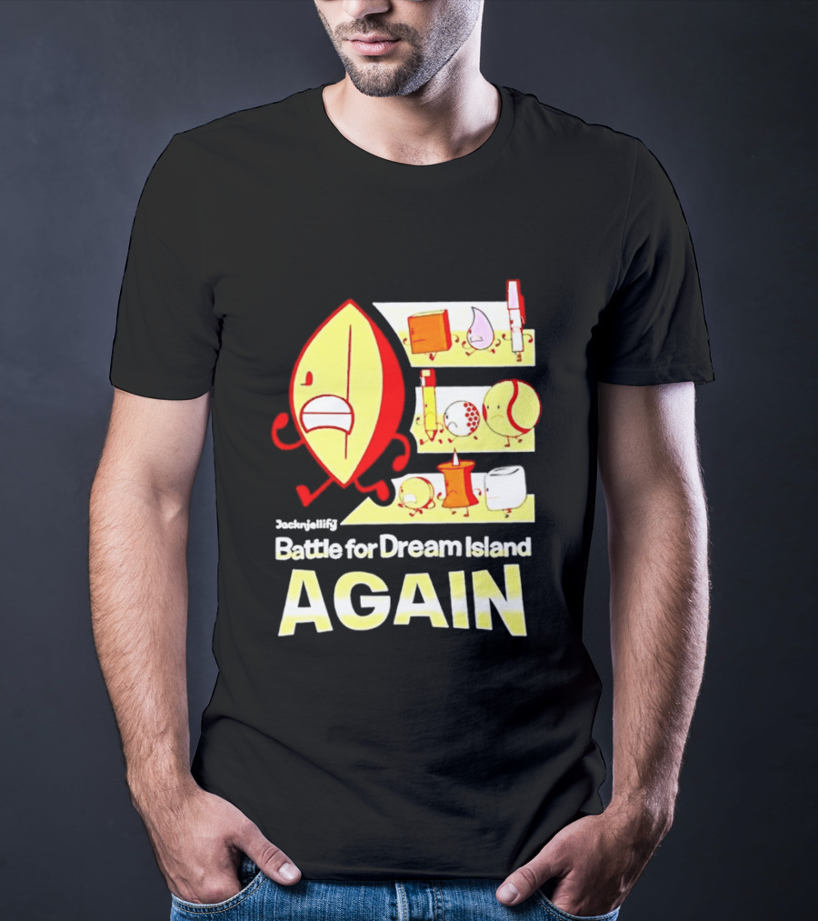 Battle For Dream Island Again Leafy BFDI Characters T-Shirt