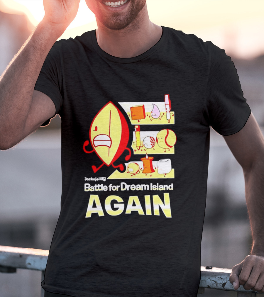 Battle For Dream Island Again Leafy BFDI Characters T-Shirt