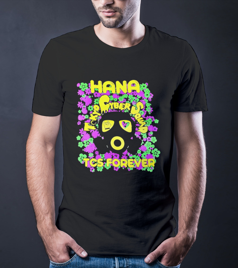 Hana Tokyo Cyber Squad TCS Forever Vibrant Flower Power T-Shirt