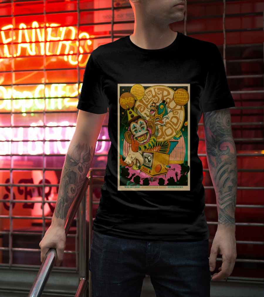 Primus Les Claypool Lennon Delirium May 25th 2026 Marymoor Live Redmond WA T-Shirt