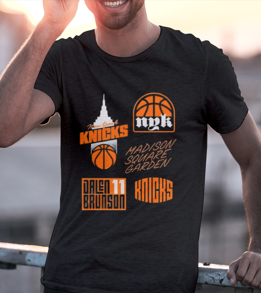 New York Knicks Jalen Brunson MSG NYK 11 Madison Square Garden T-Shirt