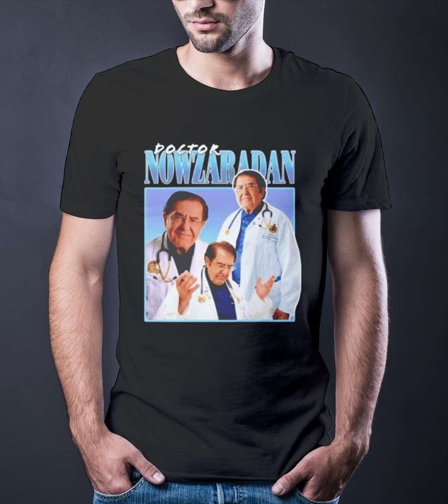 Doctor Nowzaradan My 600Lb Life Blue Stethoscope T-Shirt