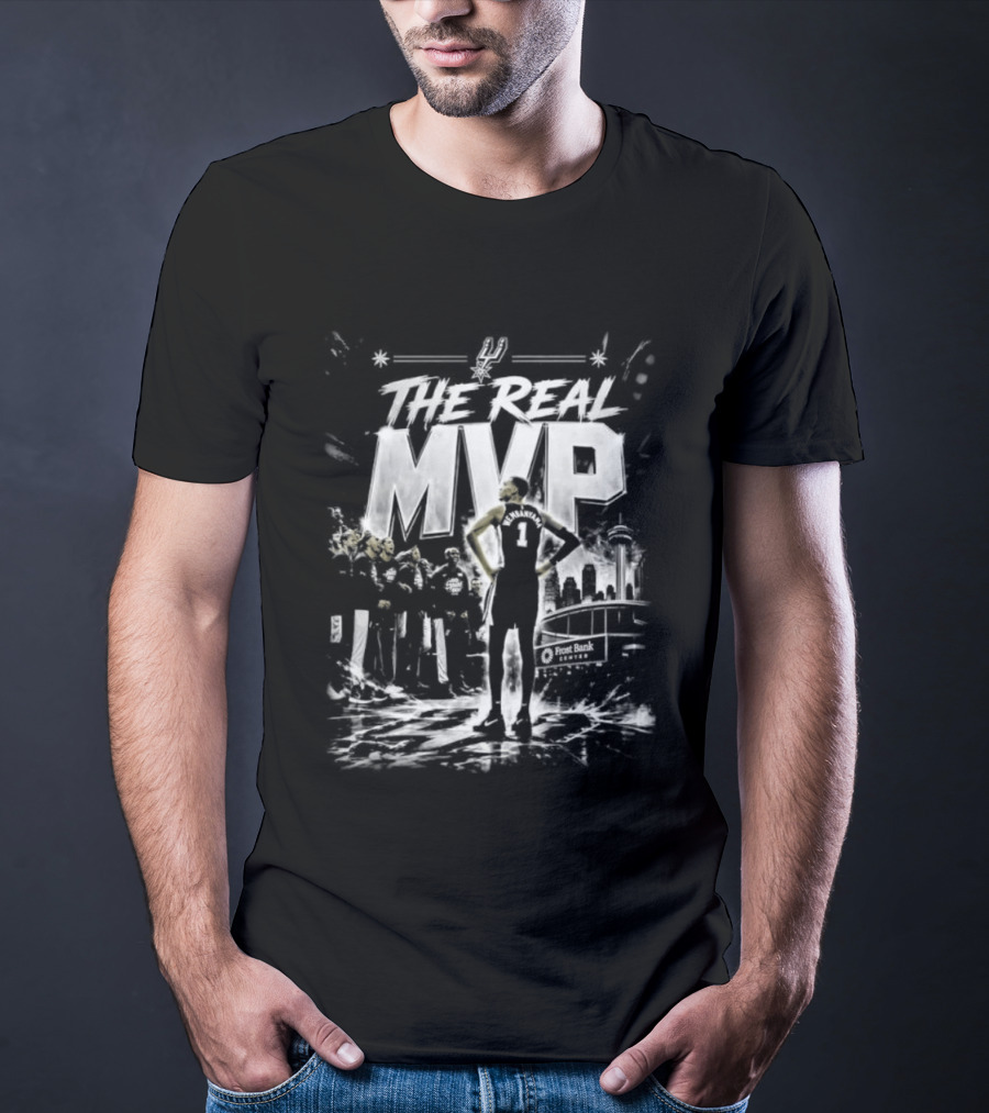 Victor Wembanyama The Real MVP San Antonio Spurs Basketball Star T-Shirt