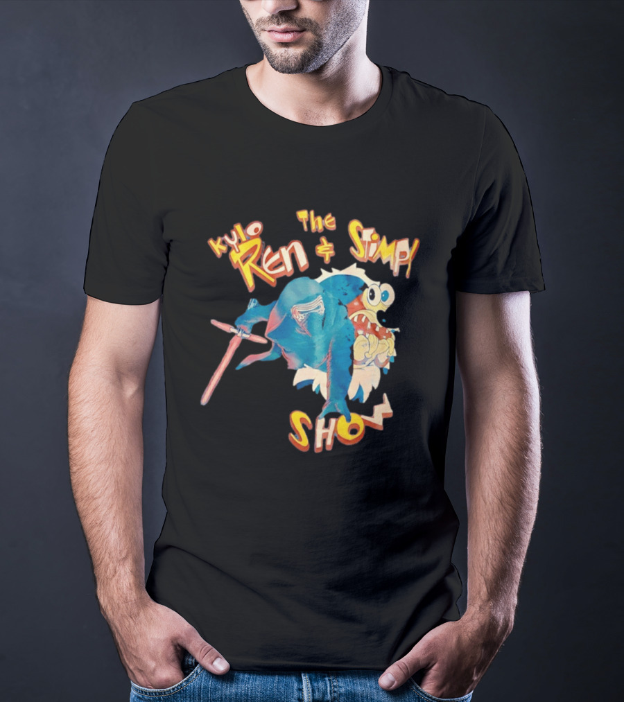 Kylo Ren And The Stimpy Show Star Wars Ren Stimpy Mashup T-Shirt