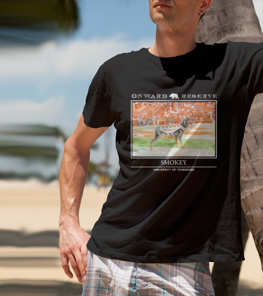 Onward Reserve Smokey University Of Tennessee Volunteers Football Stadium T-Shirt