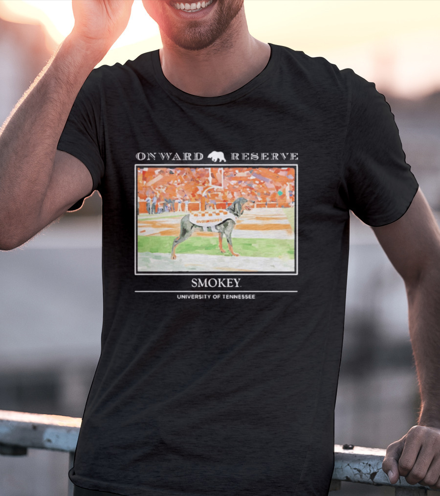 Onward Reserve Smokey University Of Tennessee Volunteers Football Stadium T-Shirt