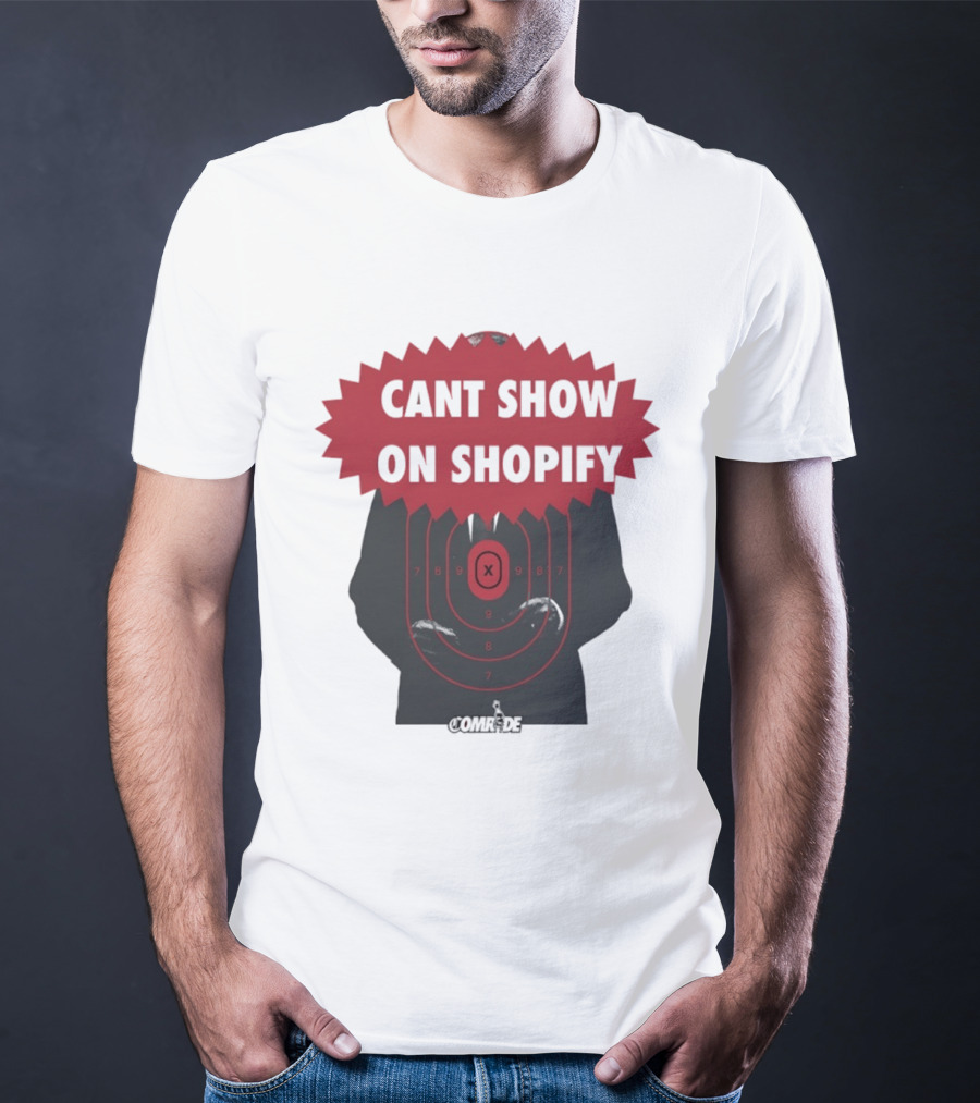 Cant Show On Shopify Target Practice X Comrade T-Shirt