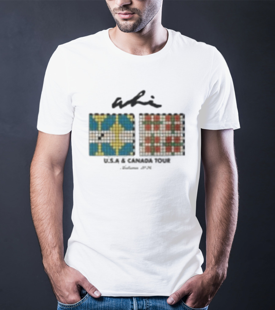 Ali USA Canada Tour Radio Tiles Mosaic T-Shirt