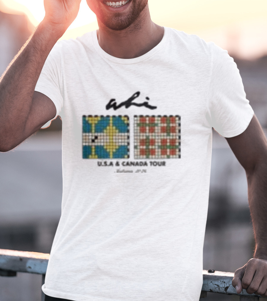 Ali USA Canada Tour Radio Tiles Mosaic T-Shirt