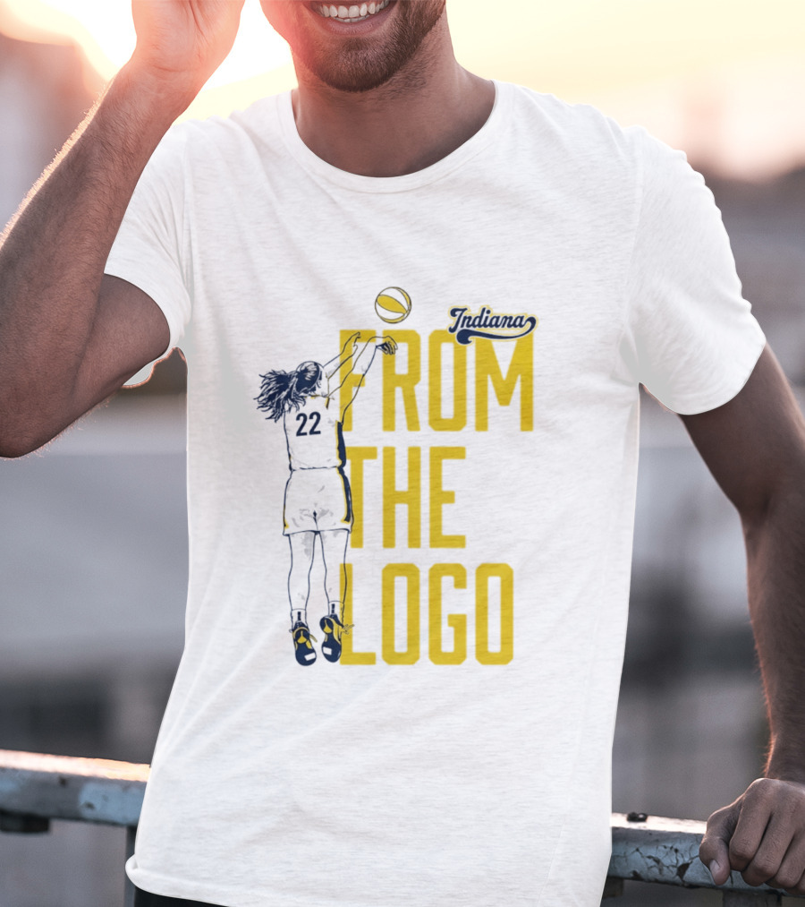 Caitlin Clark Indiana From The Logo Basketball 22 T-Shirt