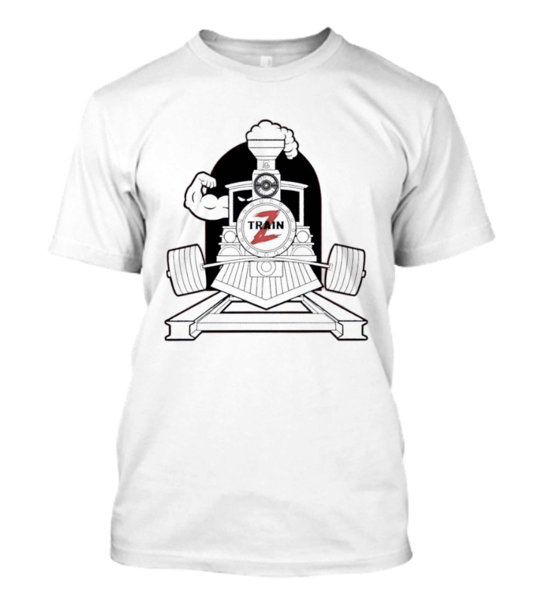 Train Z Strength 45 LBS Weightlifting Fitness T-Shirt