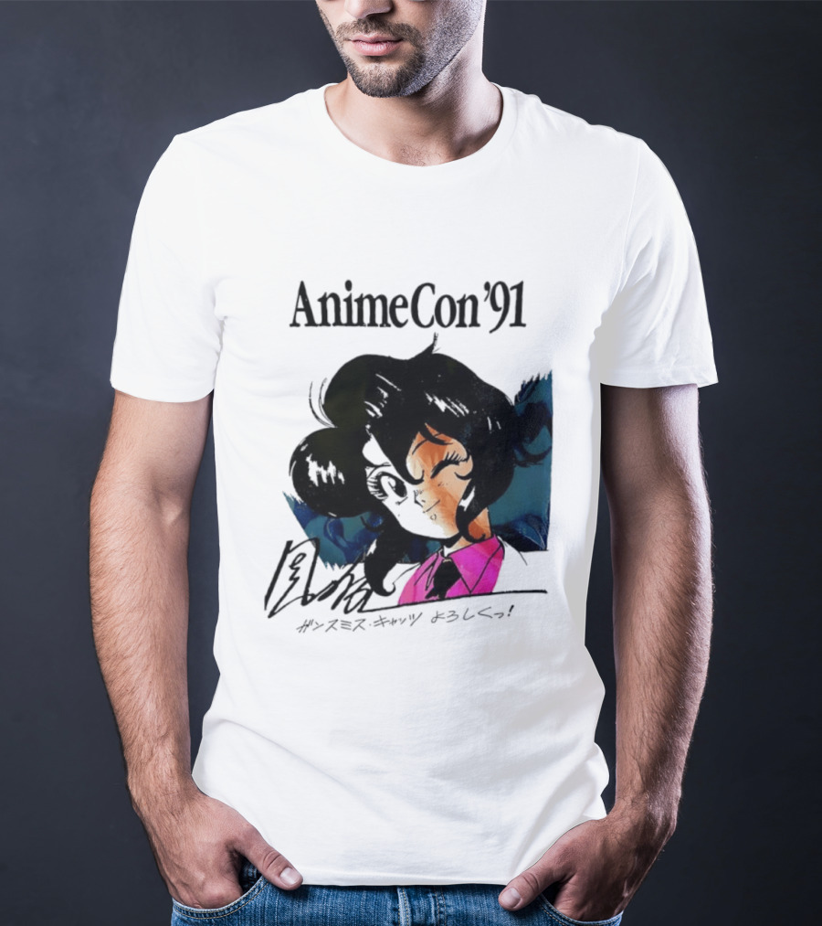 Anime Con '91 Character With Autograph And Japanese T-Shirt