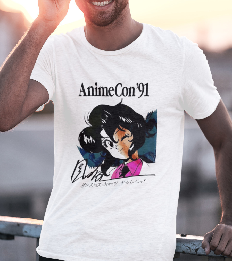 Anime Con '91 Character With Autograph And Japanese T-Shirt