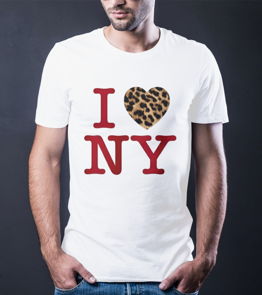 Latto Crave I Heart NY Leopard T-Shirt