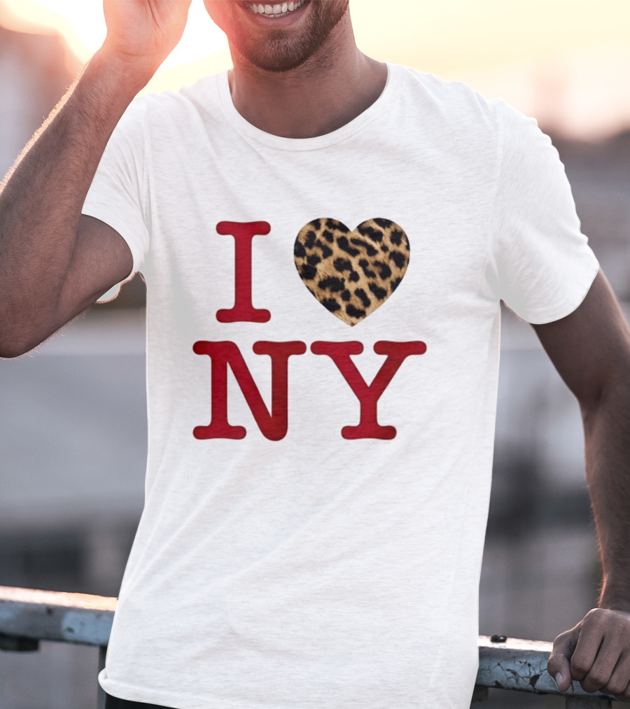 Latto Crave I Heart NY Leopard T-Shirt