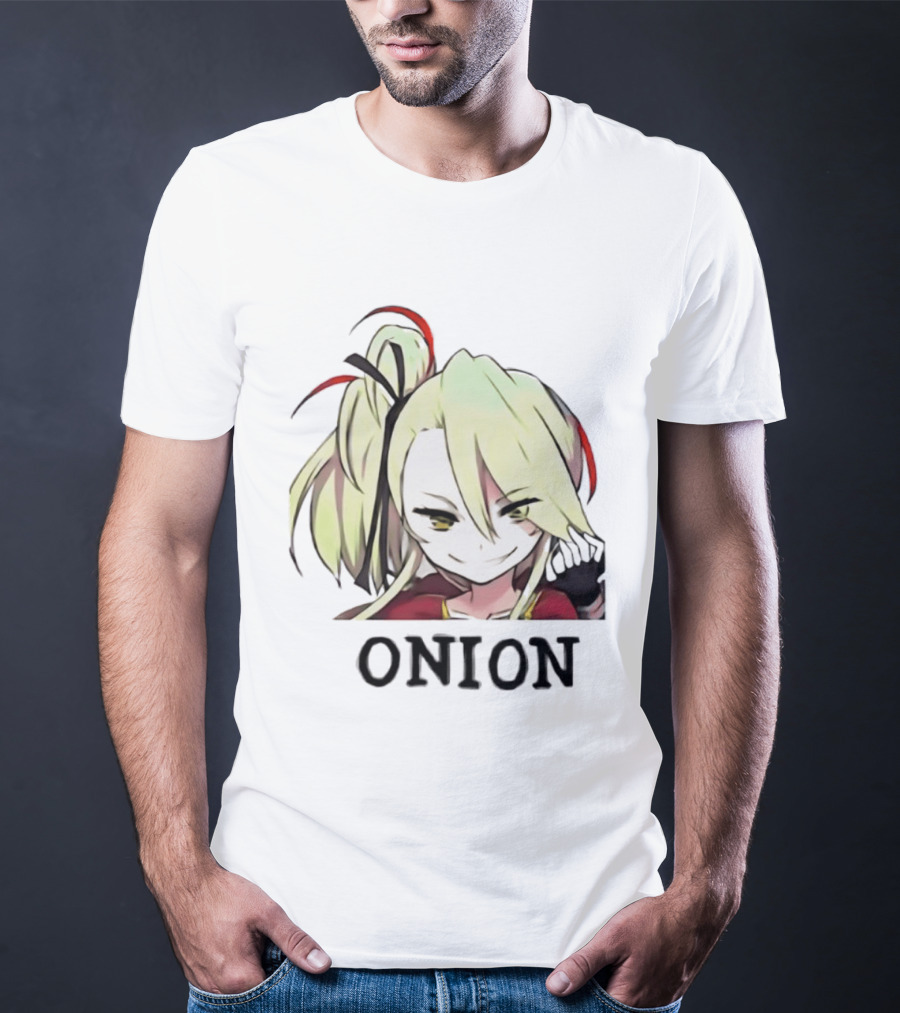 Deathpolca Anime Style Character With Onion T-Shirt
